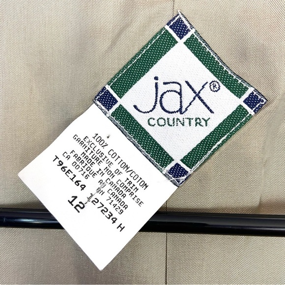 JAX COUNTRY Canada Cotton Jacket Line Dancing Festival  Button Front Lined - Picture 9 of 10
